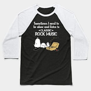 Classic Rock // Aesthetic Vinyl Record Vintage // T-Shirt Baseball T-Shirt